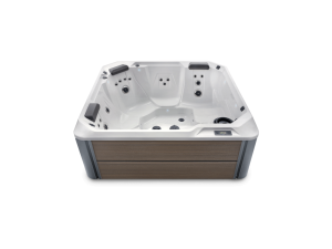 hot spring hot spot pace hot tub interior white exterior havana brown